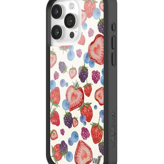 wildflower fruit tart iphone 15 pro max case