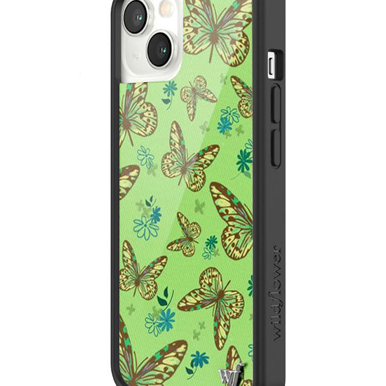 Wildflower Sage Butterfly iPhone 13 Case