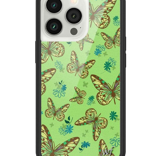 Wildflower Sage Butterfly iPhone 13 Pro Case