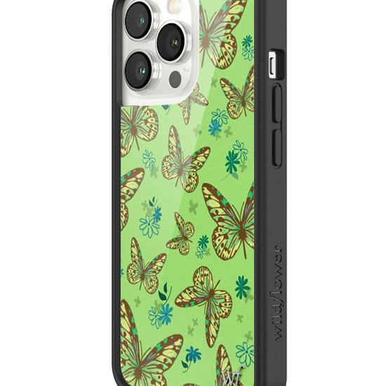 Wildflower Sage Butterfly iPhone 13 Pro Case