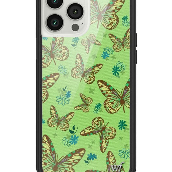 Wildflower Sage Butterfly iPhone 13 Pro Max Case