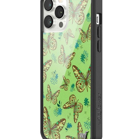 Wildflower Sage Butterfly iPhone 13 Pro Max Case