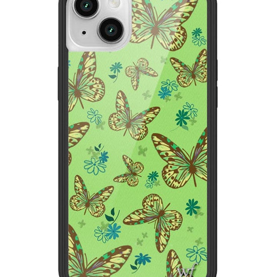 Wildflower Sage Butterfly iPhone 14 Case