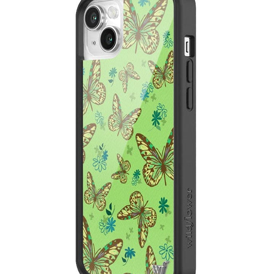 Wildflower Sage Butterfly iPhone 14 Case