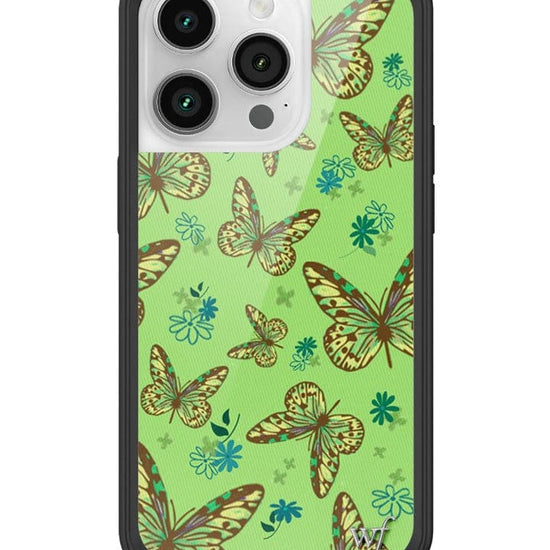 Wildflower Sage Butterfly iPhone 14 Pro Case