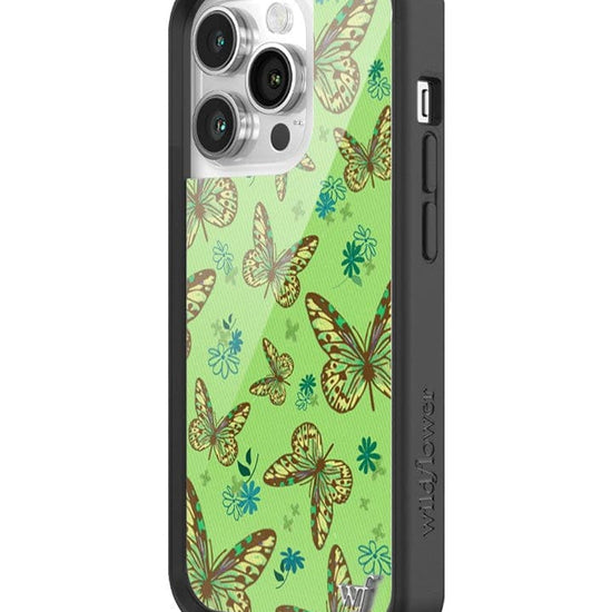 Wildflower Sage Butterfly iPhone 14 Pro Case