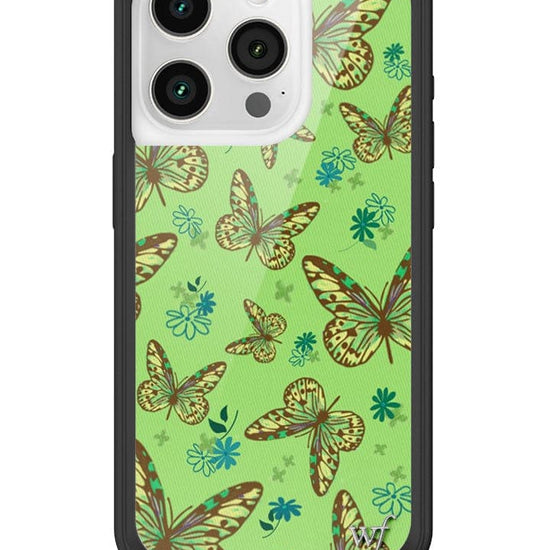 Wildflower Sage Butterfly iPhone 15 Pro Case