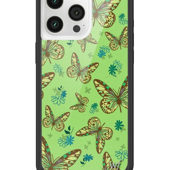 Wildflower Sage Butterfly iPhone 15 Pro Max Case