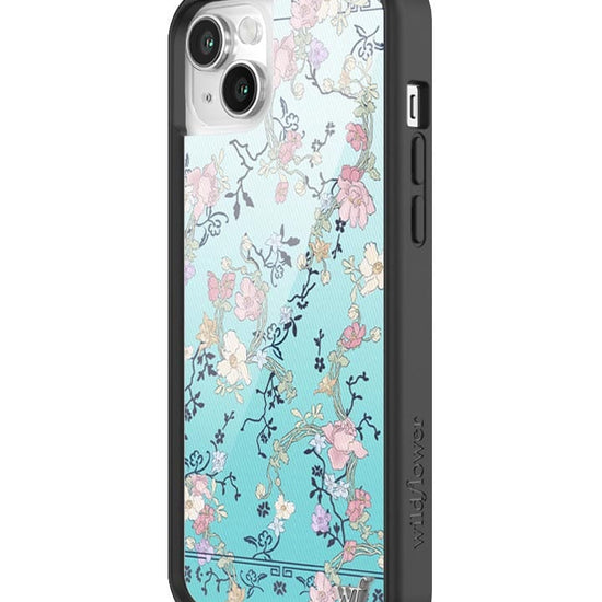 Wildflower Gallery Girlie Blue iPhone 14 Case