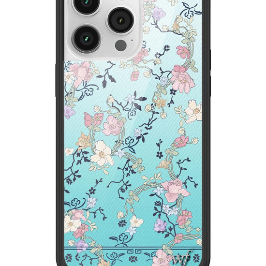 Wildflower Gallery Girlie Blue iPhone 14 Pro Max Case