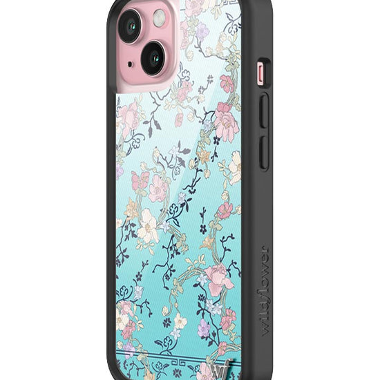 Wildflower Gallery Girlie Blue iPhone 15 Case