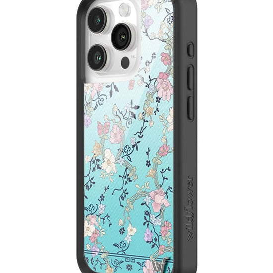 Wildflower Gallery Girlie Blue iPhone 15 Pro Case