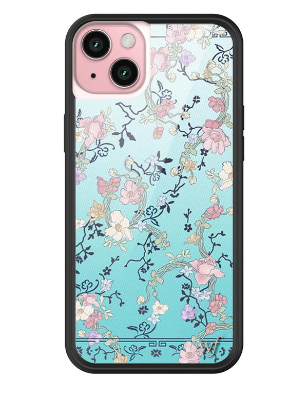 Wildflower Gallery Girlie Blue iPhone 15 Plus Case