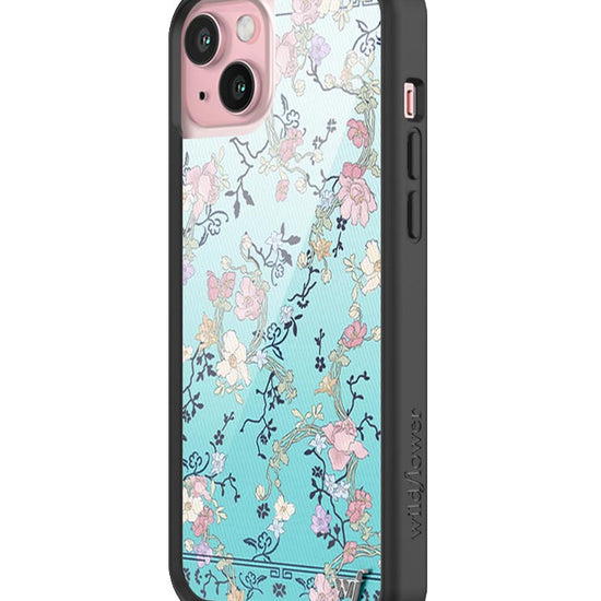 Wildflower Gallery Girlie Blue iPhone 15 Plus Case