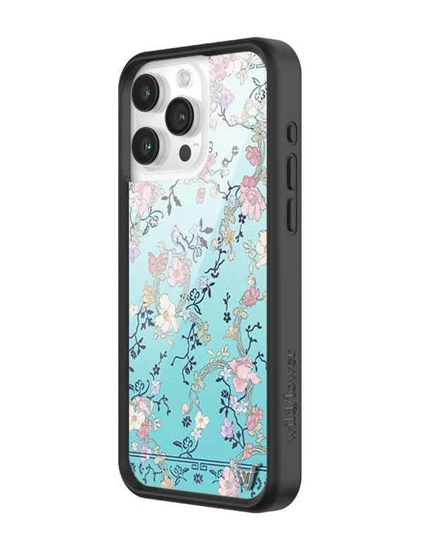 Wildflower Gallery Girlie Blue iPhone 15 Pro Max Case