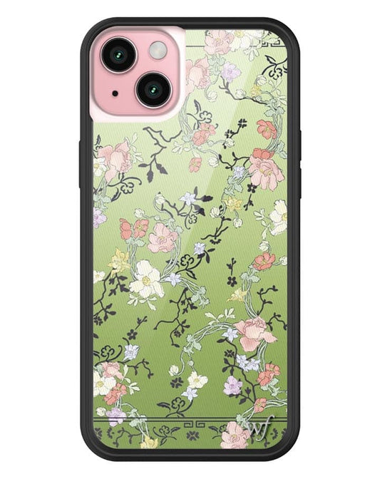 wildflower gallery girlie green iphone 15 plus
