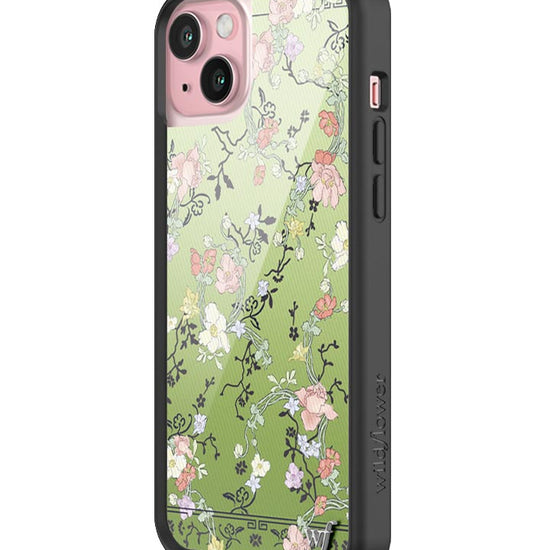 Wildflower Gallery Girlie Green iPhone 15 Plus Case