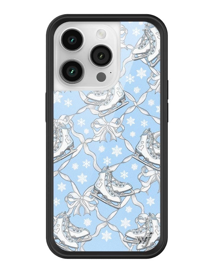 Wildflower Ice Skates iPhone 14 Pro Case