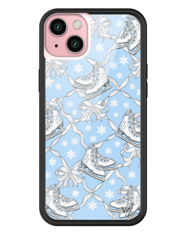 Wildflower Ice Skates iPhone 15 Plus Case