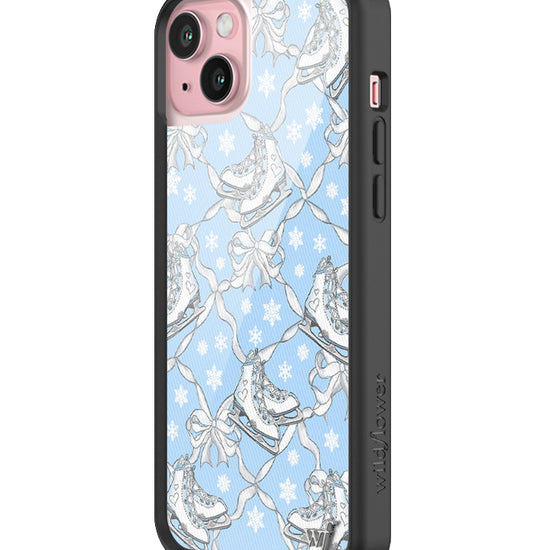 Wildflower Ice Skates iPhone 15 Plus Case