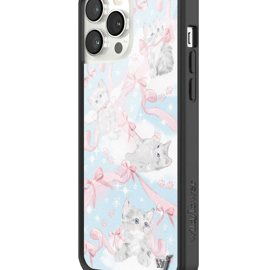 Wildflower Kitten Around iPhone 13 Pro Max Case