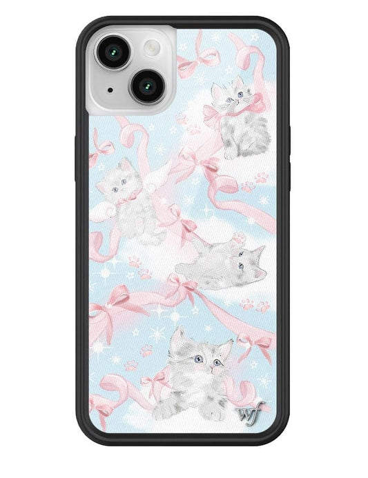 Wildflower Kitten Around iPhone 14 Plus Case