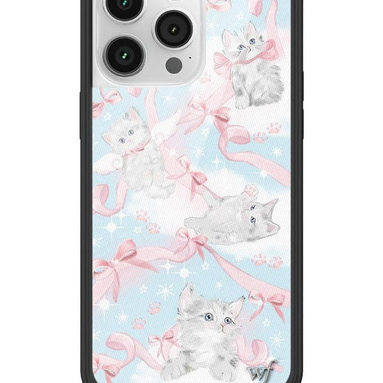 Wildflower Kitten Around iPhone 14 Pro Max Case