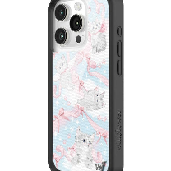 Wildflower Kitten Around iPhone 15 Pro Case