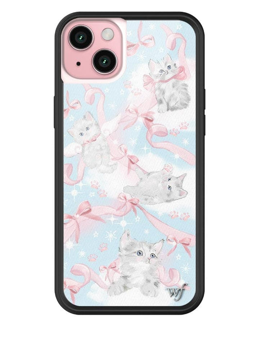wildflower kitten around iphone 15 plus 