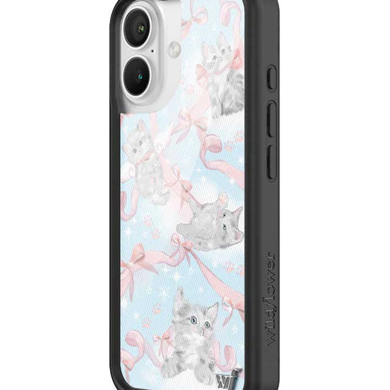 Wildflower Kitten Around iPhone 16 Case