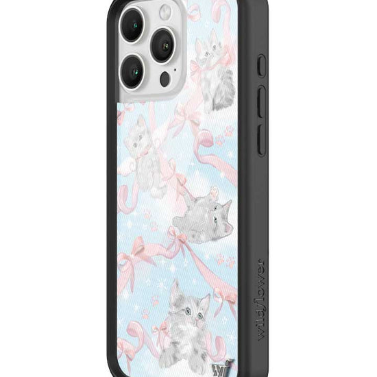 Wildflower Kitten Around iPhone 16 Pro Max Case