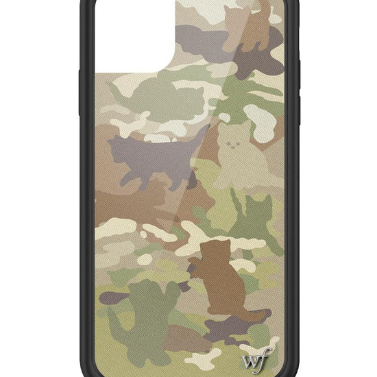 Wildflower Cat Camo iPhone 11 Case