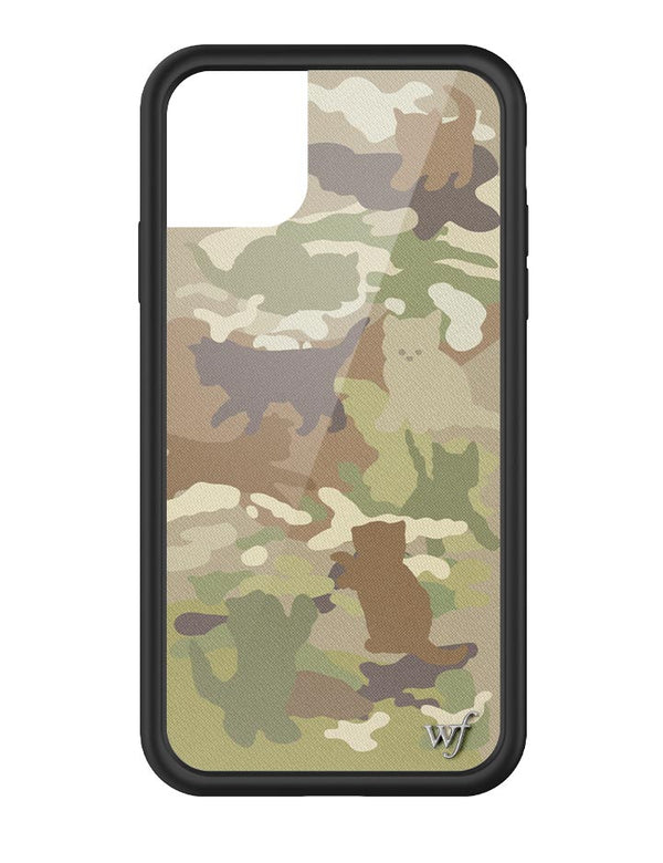 Wildflower Cat Camo iPhone 11 Case