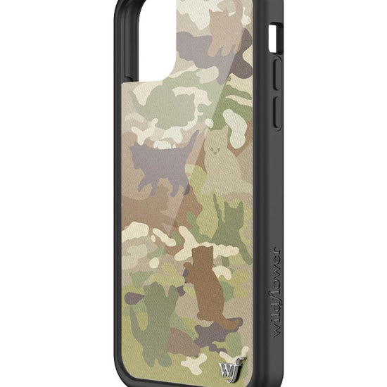 Wildflower Cat Camo iPhone 11 Case