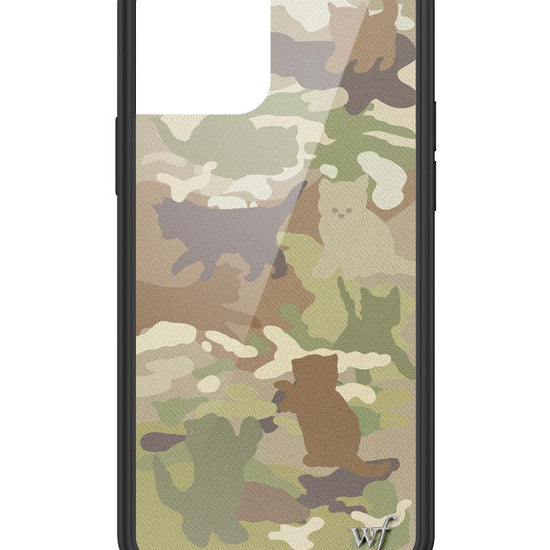 Wildflower Cat Camo iPhone 12 Pro Case