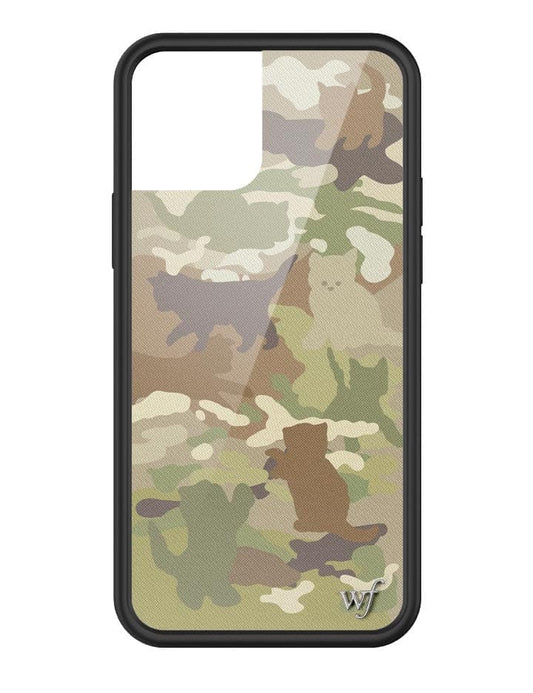 Wildflower Cat Camo iPhone 12 / 12 Pro Case