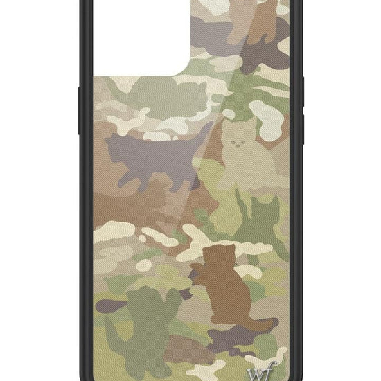 Wildflower Cat Camo iPhone 12 Pro Max Case