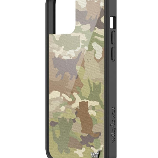 Wildflower Cat Camo iPhone 12 Pro Max Case