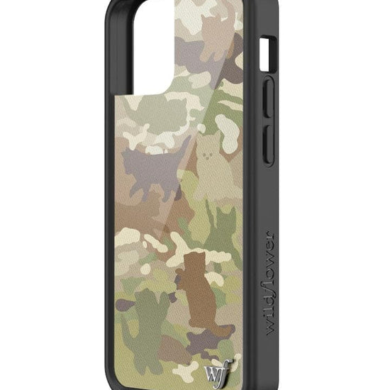 Wildflower Cat Camo iPhone 13 Mini Case