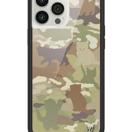 Wildflower Cat Camo iPhone 13 Pro Max Case