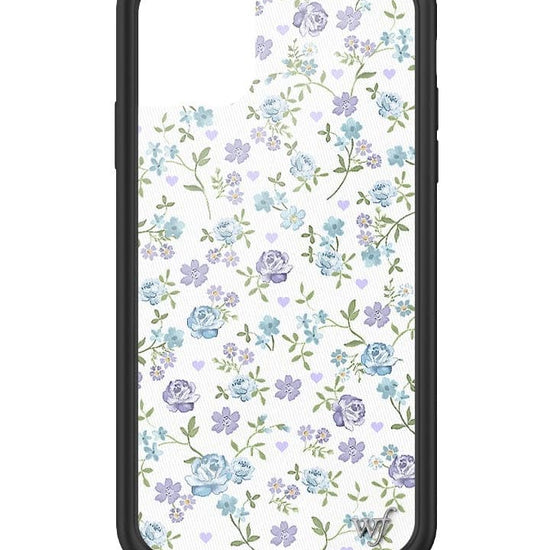 Wildflower Lilac And Blue Floral iPhone 11 Case