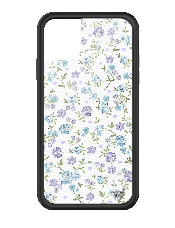 Wildflower Lilac And Blue Floral iPhone 11 Case