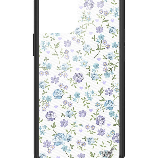 Wildflower Lilac And Blue Floral iPhone 12 12 Pro Case