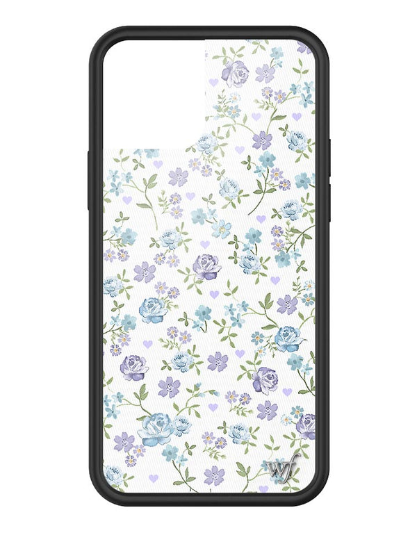 Wildflower Lilac And Blue Floral iPhone 12 12 Pro Case