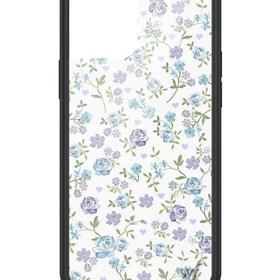 Wildflower Lilac And Blue Floral iPhone 12 / 12 Pro Case