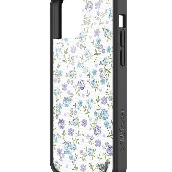 Wildflower Lilac And Blue Floral iPhone 12 / 12 Pro Case