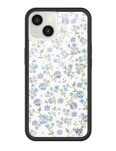 Wildflower Lilac and Blue Floral iPhone 13 Case Wildflower Cases