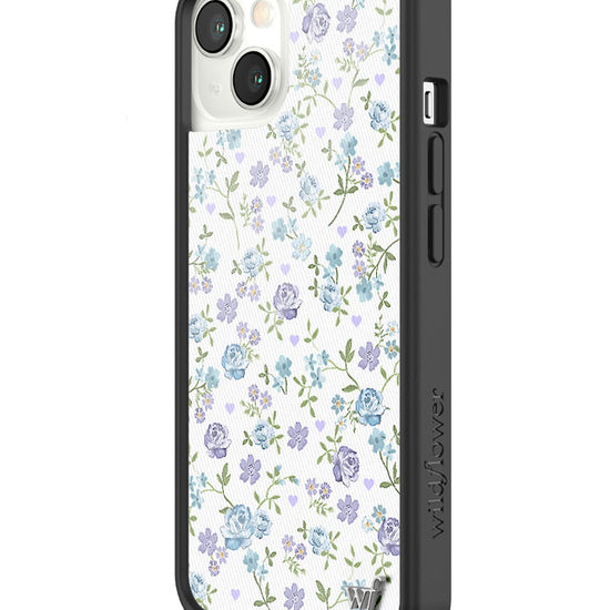 Wildflower Lilac And Blue Floral iPhone 13 Case