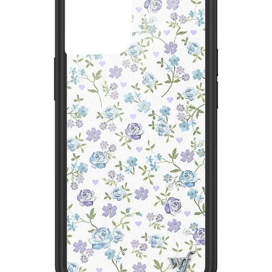 Wildflower Lilac And Blue Floral iPhone 13 Mini Case