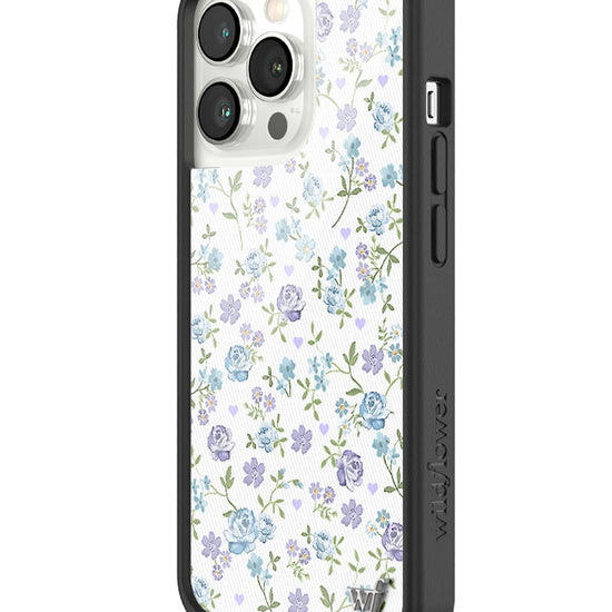 Wildflower Lilac And Blue Floral iPhone 13 Pro Case